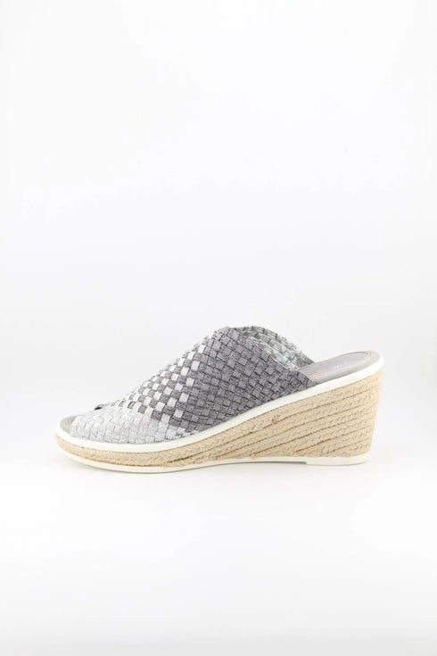 Bernie Mev Woven Strap Espadrille Wedge Sandals