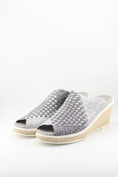 Bernie Mev Woven Strap Espadrille Wedge Sandals
