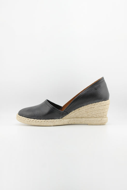 Verbenas Suede Espadrille Wedge Slip-Ons