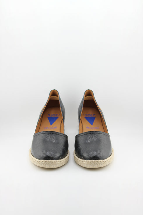 Verbenas Suede Espadrille Wedge Slip-Ons