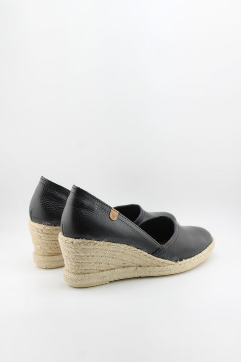 Verbenas Suede Espadrille Wedge Slip-Ons