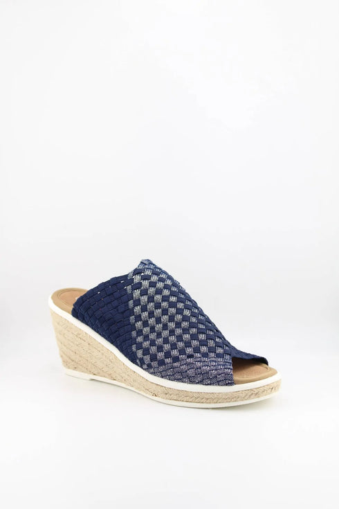 Bernie Mev Woven Strap Espadrille Wedge Sandals