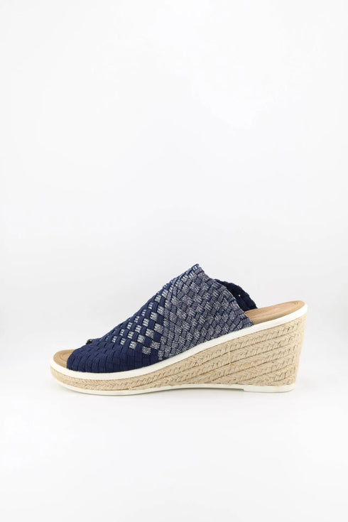 Bernie Mev Woven Strap Espadrille Wedge Sandals