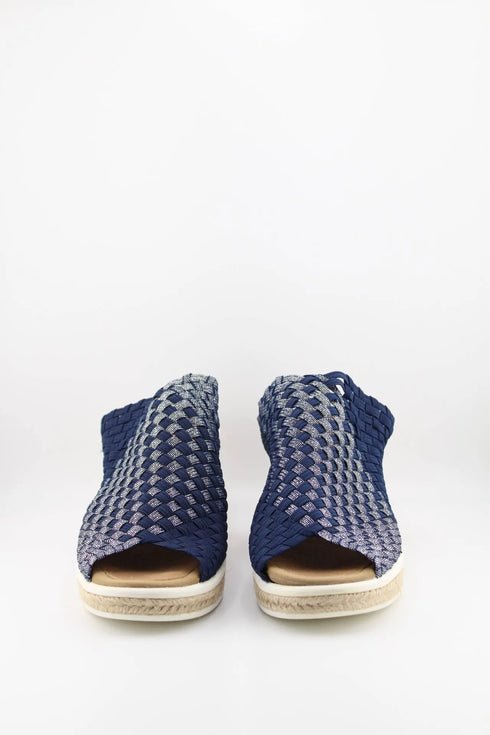 Bernie Mev Woven Strap Espadrille Wedge Sandals