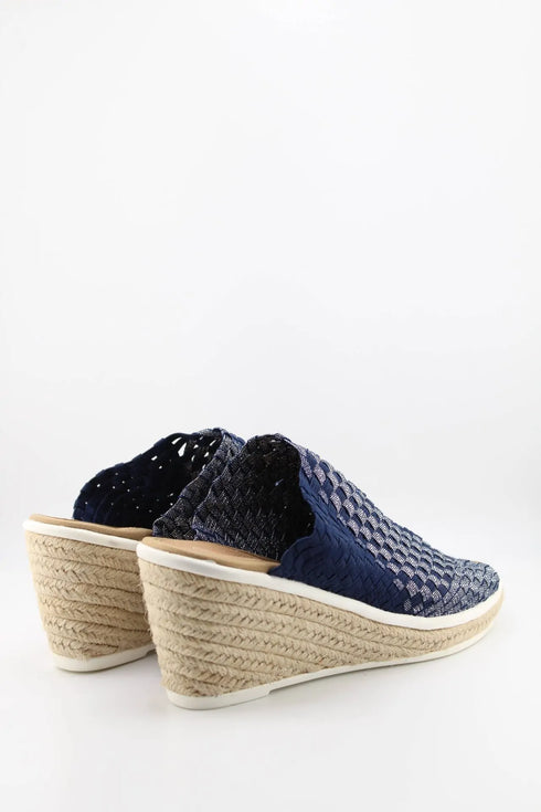 Bernie Mev Woven Strap Espadrille Wedge Sandals