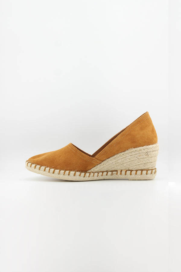Verbenas Pleated Slingback Espadrille Nucleo Wedge Shoe