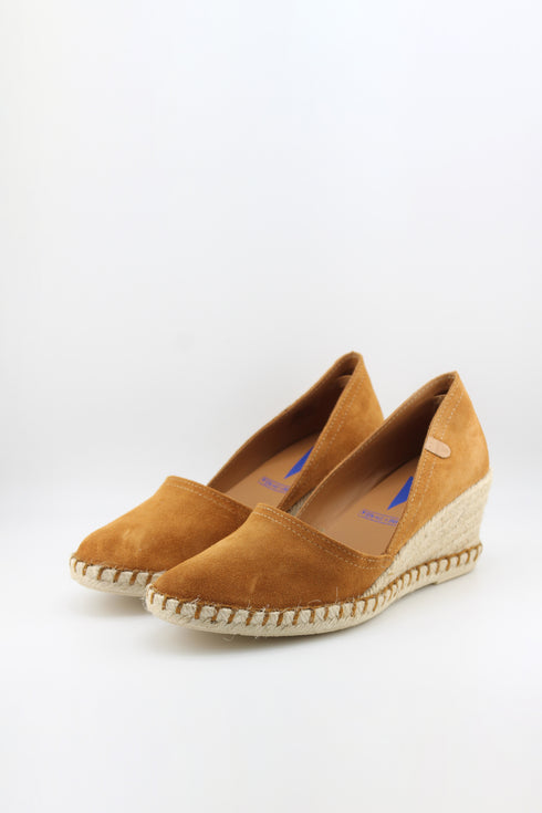 Verbenas Pleated Slingback Espadrille Nucleo Wedge Shoe