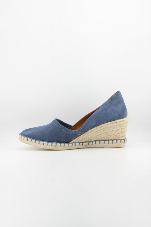 Verbenas Pleated Slingback Espadrille Nucleo Wedge Shoe