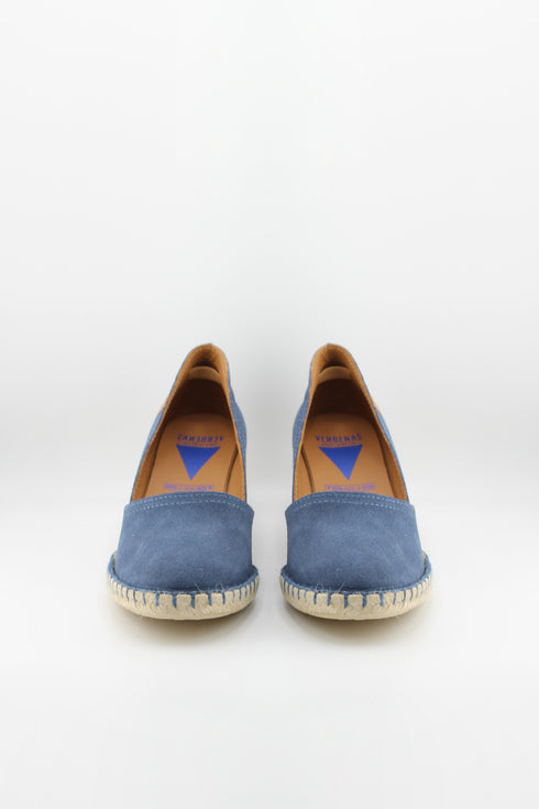 Verbenas Pleated Slingback Espadrille Nucleo Wedge Shoe