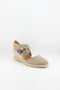 Verbenas Elastic Strap Espadrille Wedge Sandals