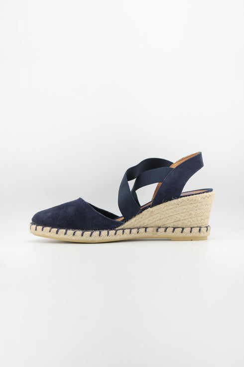 Verbenas Elastic Strap Espadrille Wedge Sandals