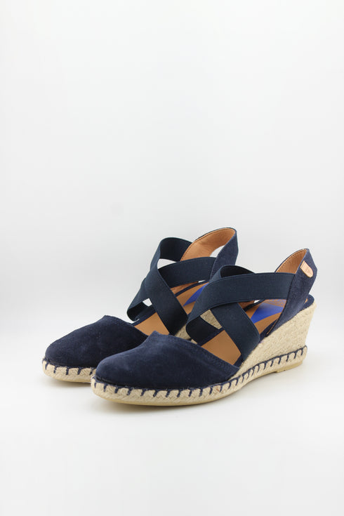 Verbenas Elastic Strap Espadrille Wedge Sandals