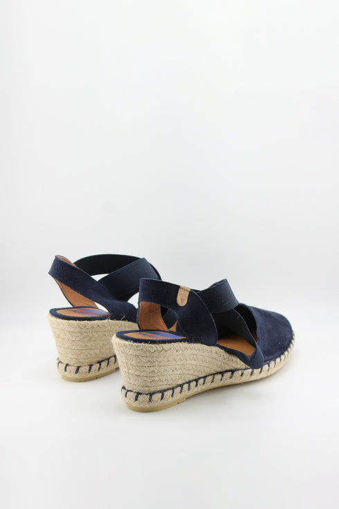 Verbenas Elastic Strap Espadrille Wedge Sandals