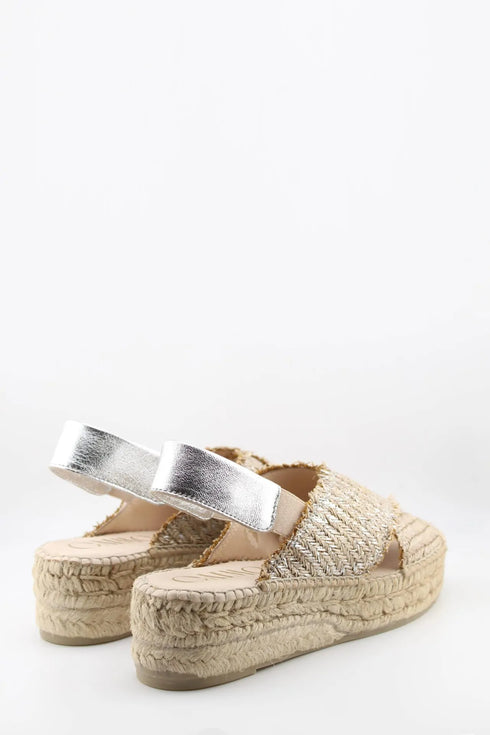 Gaimo Elegant Woven Espadrille Platform Sandals