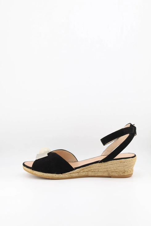 Gaimo Espadrille Wedge Sandals with Buckle