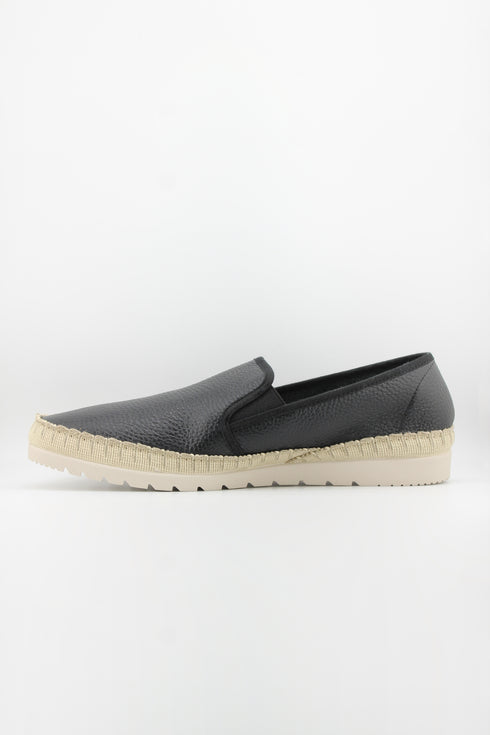 Verbenas Men Perforated Slip-On Loafers with Braided Trim