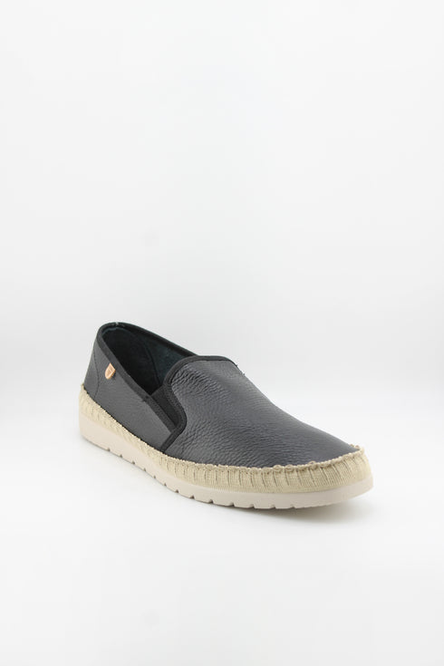 Verbenas Men Perforated Slip-On Loafers with Braided Trim