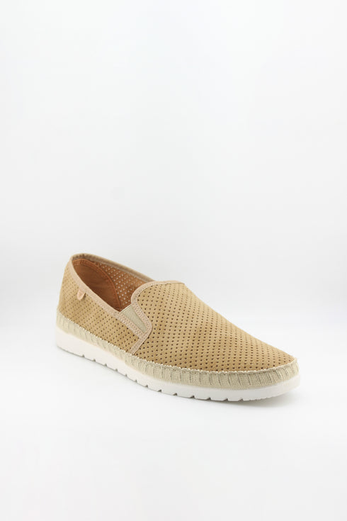 Verbenas Men Textured Slip-On Espadrille Loafers