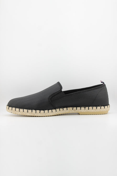 Verbenas Men Textured Slip-On Espadrille Loafers
