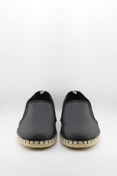 Verbenas Men Textured Slip-On Espadrille Loafers