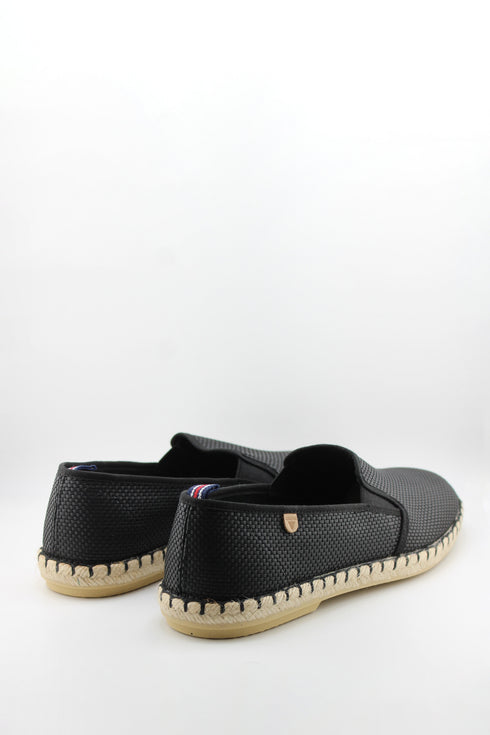 Verbenas Men Textured Slip-On Espadrille Loafers