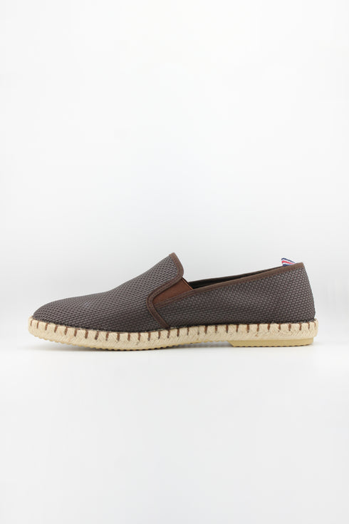 Verbenas Men Knit Espadrille Lace-Up Loafer