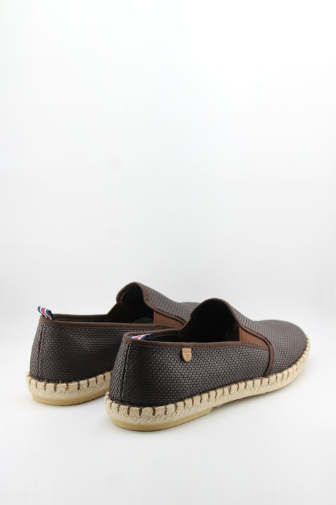 Verbenas Men Knit Espadrille Lace-Up Loafer