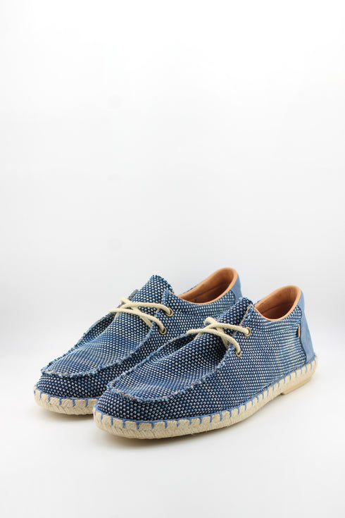 Verbenas Men Knit Espadrille Lace-Up Loafer