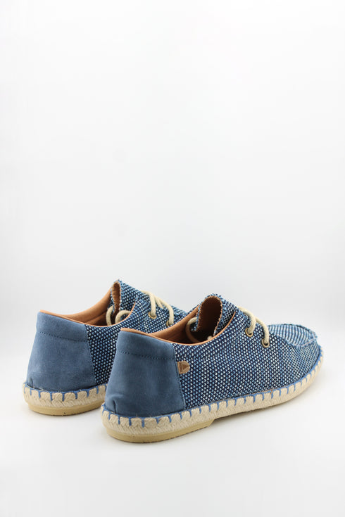 Verbenas Men Knit Espadrille Lace-Up Loafer