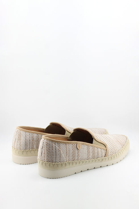 Verbenas Men Perforated Slip-On Loafers with Braided Trim