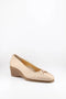 DFC Relax Wedge Heel Leather Slip-On Shoes