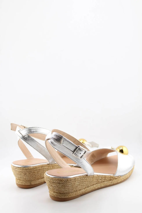 Gaimo Espadrille Wedge Sandals with Buckle