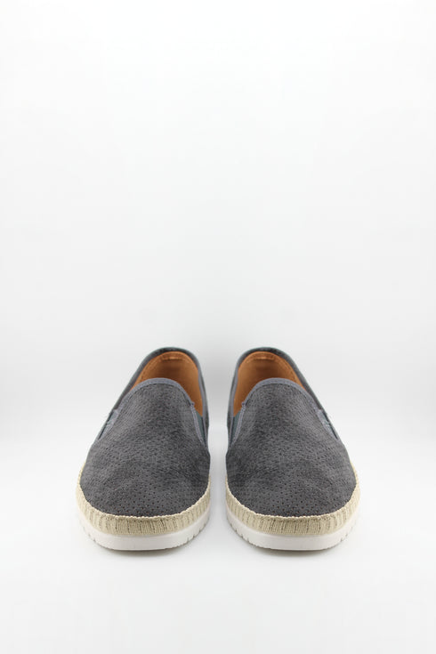 Verbenas Men Textured Slip-On Espadrille Loafers
