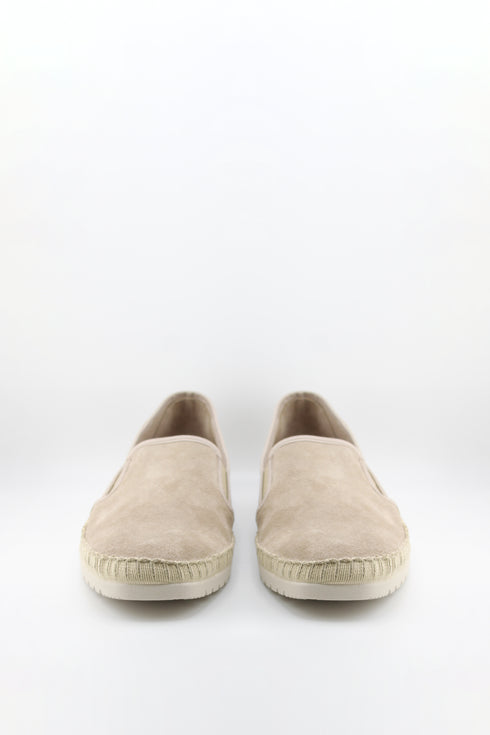 Verbenas Men Perforated Slip-On Loafers with Braided Trim