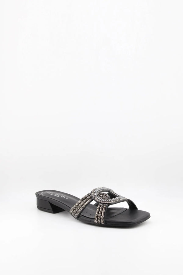 DFC Relax Embellished Strappy Slip-On Sandals