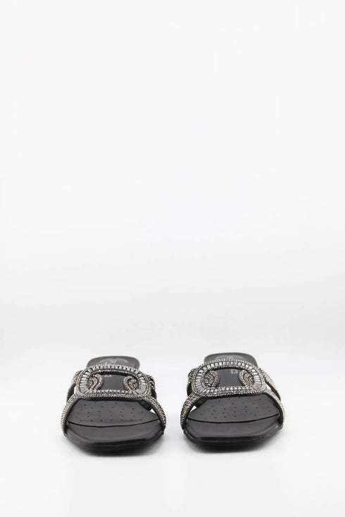 DFC Relax Embellished Strappy Slip-On Sandals