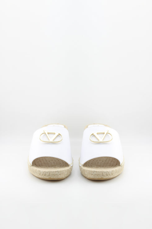 Nivel Espadrille Slide Sandals with Buckle