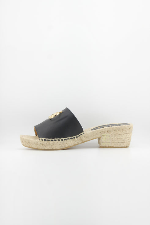 Nivel Espadrille Slide Sandals with Buckle
