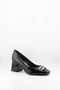 Capelli Rossi Block Heel Patent Leather Pumps