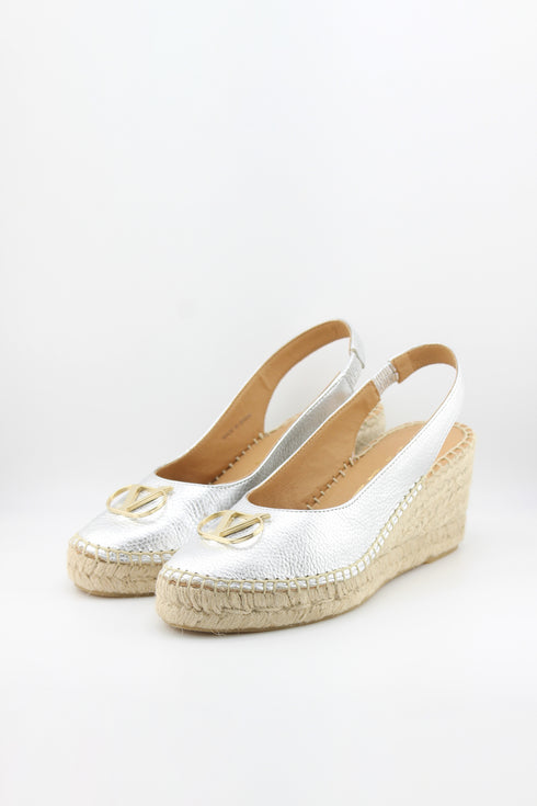 Nivel Embellished Slingback Espadrille Wedges