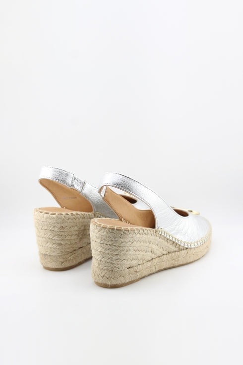 Nivel Embellished Slingback Espadrille Wedges