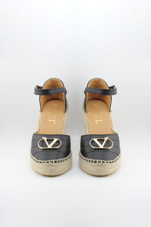 Nivel Espadrille Wedge Sandals with Ankle Strap
