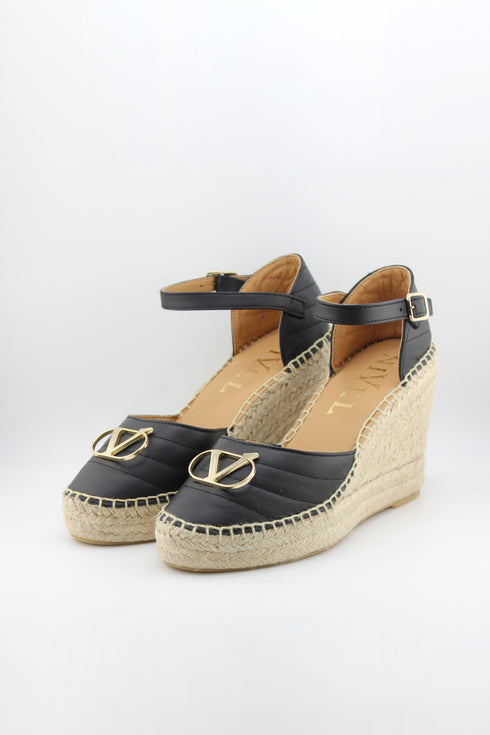 Nivel Espadrille Wedge Sandals with Ankle Strap