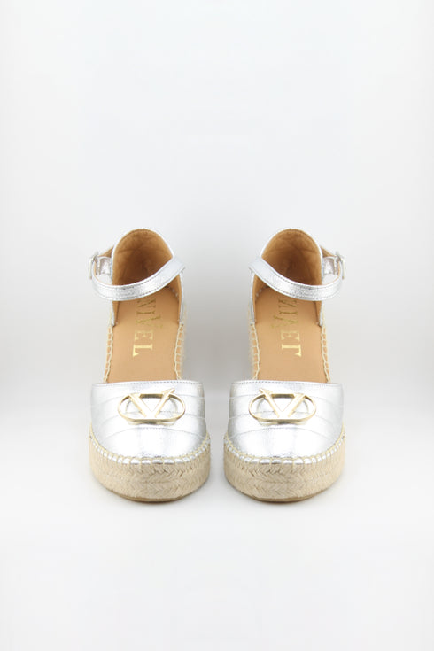 Nivel Espadrille Wedge Sandals with Ankle Strap