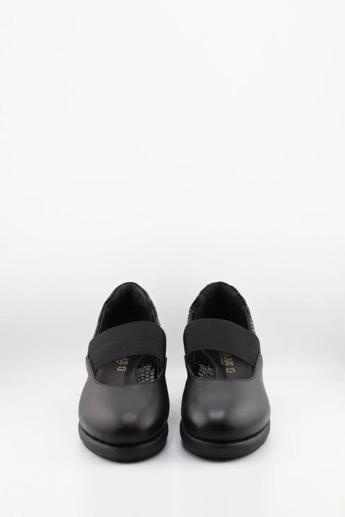 DFC Relax Elastic Strap Wedge Loafer Shoe