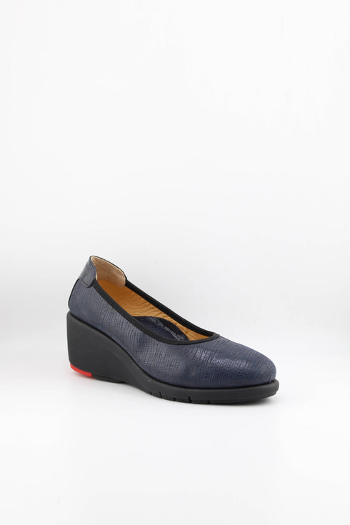 DFC Relax Textured Wedge Slip-On Loafers