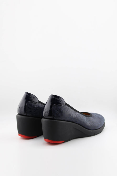 DFC Relax Textured Wedge Slip-On Loafers