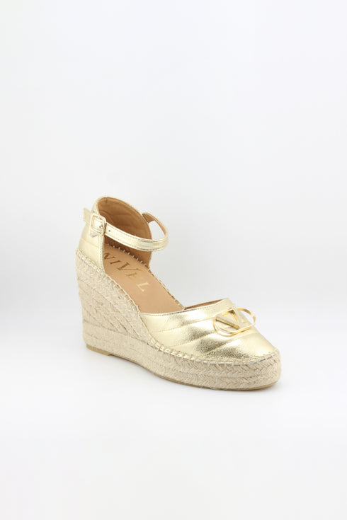 Nivel Espadrille Wedge Sandals with Ankle Strap