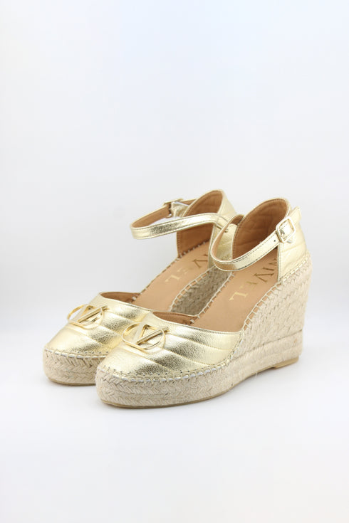 Nivel Espadrille Wedge Sandals with Ankle Strap