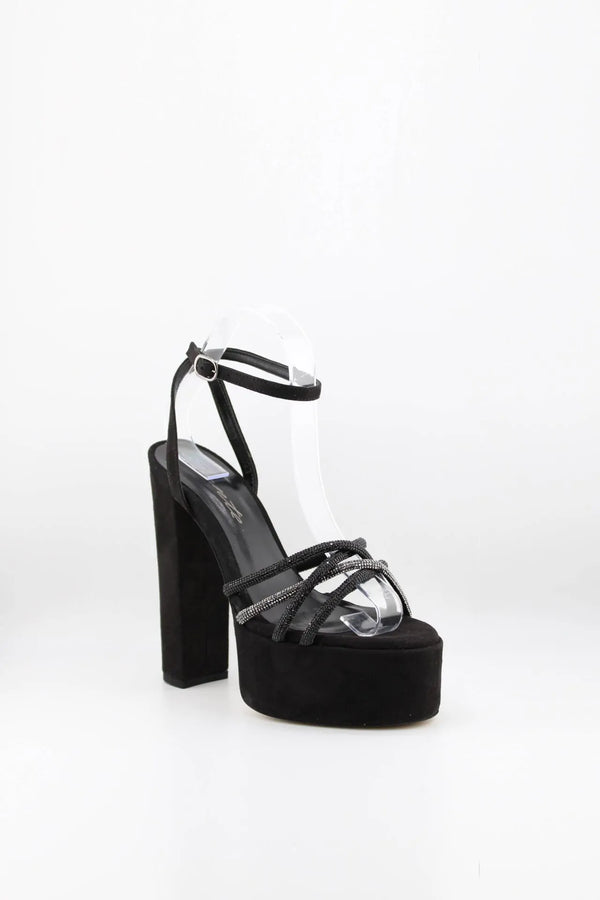 Sante Platform Strappy Block Heel Sandal